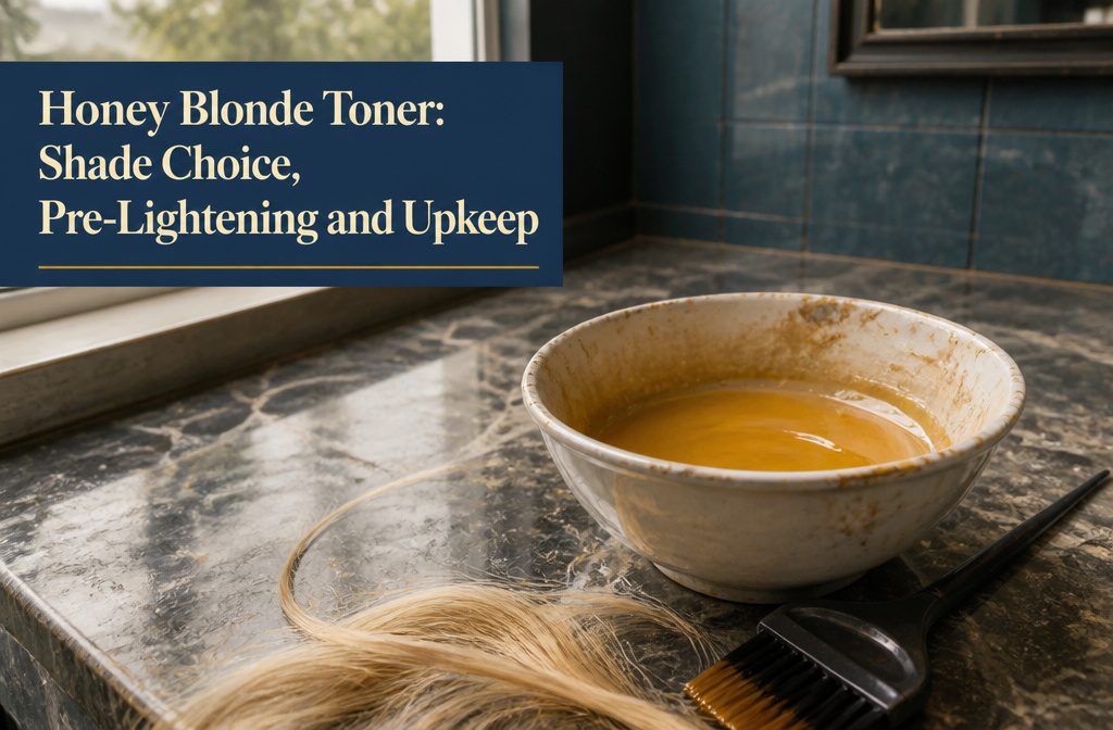 Honey blonde hair with warm golden tones and visible depth