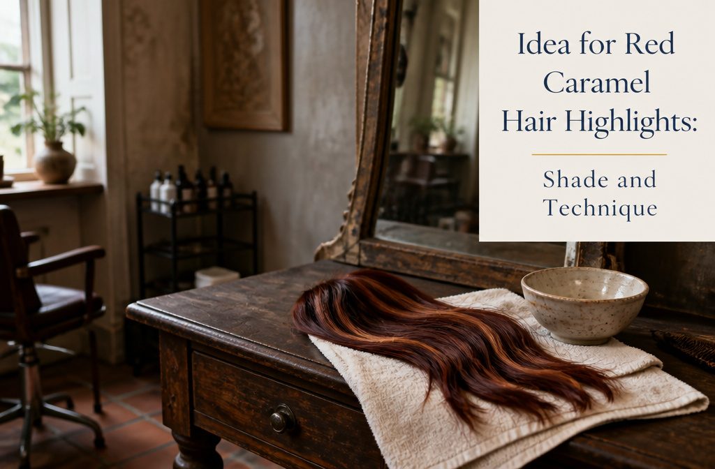 1 Idea for Red Caramel Hair Highlights: Shade and Technique